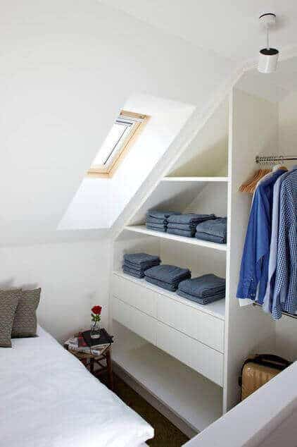 34 Best Examples Of Attic Closet Design Ideas