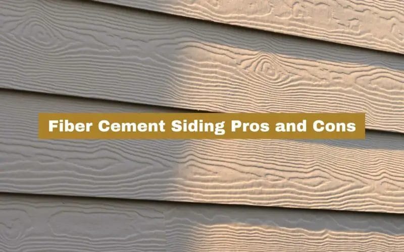 Fiber Cement Siding Pros and Cons