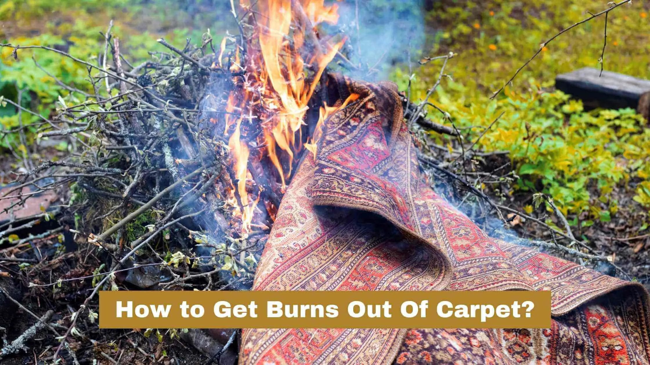 How to Get Burns Out Of Carpet